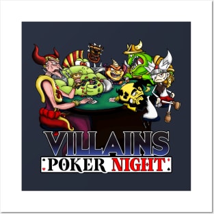 Villains Poker Night Posters and Art